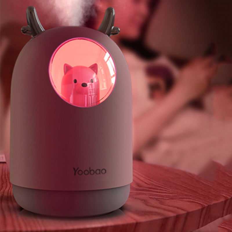 Portable Cute Mini Desktop Humidifier Air Spray Moisturizing Hydration Yoobao