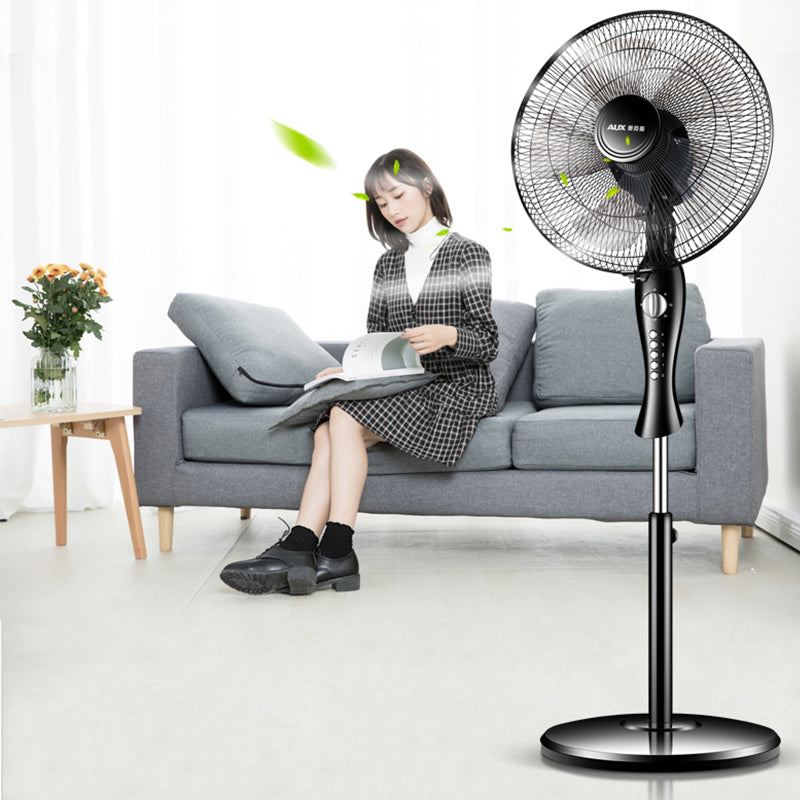 Electric Floor Fan Silent Moving Head Industrial Office Vertical Stand Fan AUX