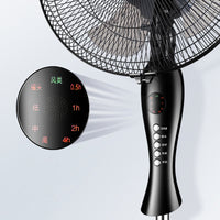 Electric Floor Fan Silent Moving Head Industrial Office Vertical Stand Fan AUX