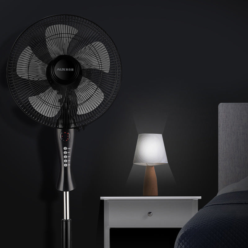 Electric Floor Fan Silent Moving Head Industrial Office Vertical Stand Fan AUX