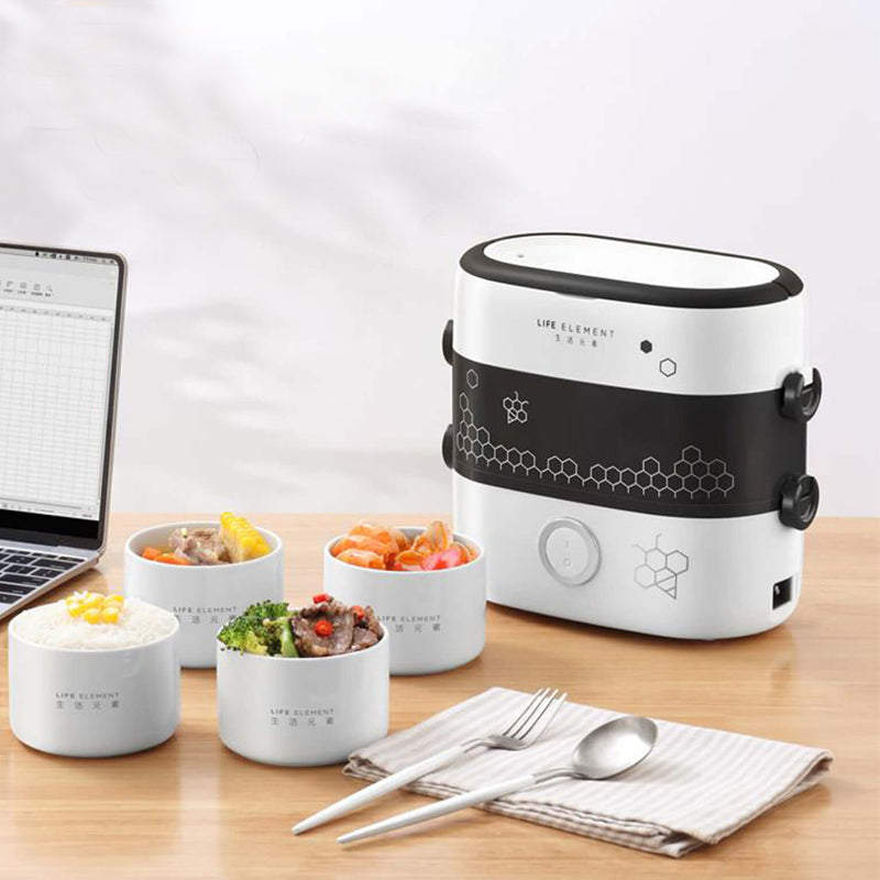 Heating Lunch Box Portable Multi-function Electric Insulation Food Rice Bucket