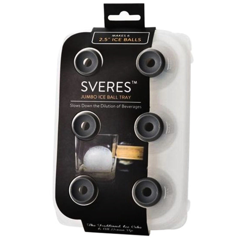 Whiskey Round Ice Balls Molder Cubes Maker Cocktails Beverages Reusable Tray
