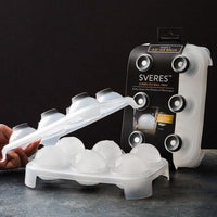 Whiskey Round Ice Balls Molder Cubes Maker Cocktails Beverages Reusable Tray