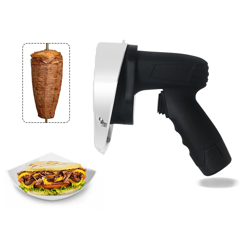 Kebab Slicer Shawarma Cutter Wireless Turkish Machine Grill Meat Knife
