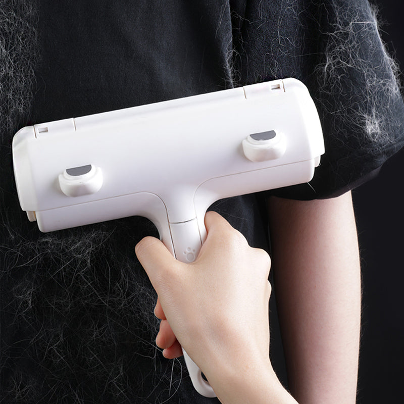 Pet Dog Cat Hair Remover Roller Self Cleaning Clothes Sofa Fur