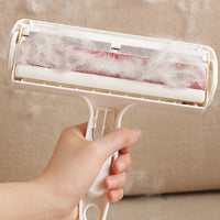 Pet Dog Cat Hair Remover Roller Self Cleaning Clothes Sofa Fur