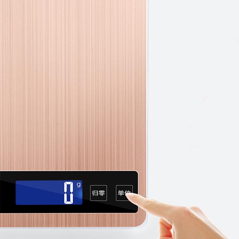 KUBEI Waterproof Food Digital Kitchen Scale 15kg LCD Display for Baking and Cooking