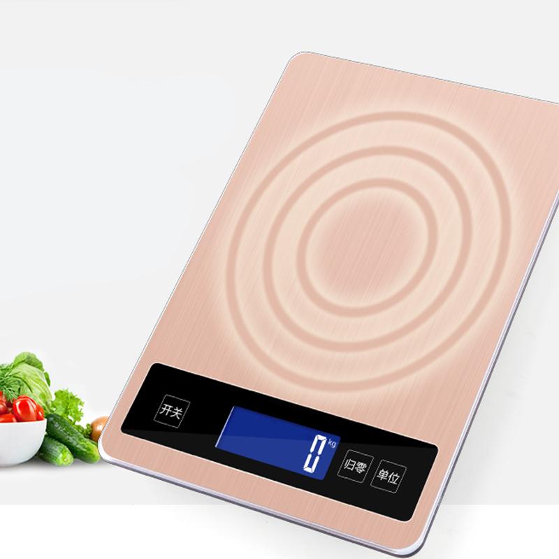 KUBEI Waterproof Food Digital Kitchen Scale 15kg LCD Display for Baking and Cooking