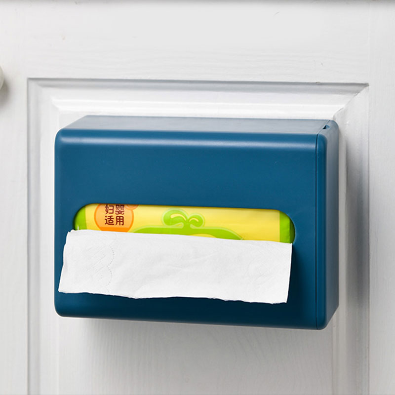 Wall Mounted Tissue Box Toilet Paper Holder