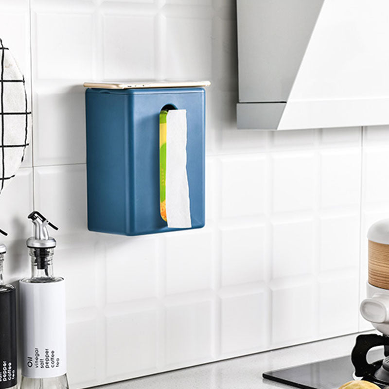 Wall Mounted Tissue Box Toilet Paper Holder