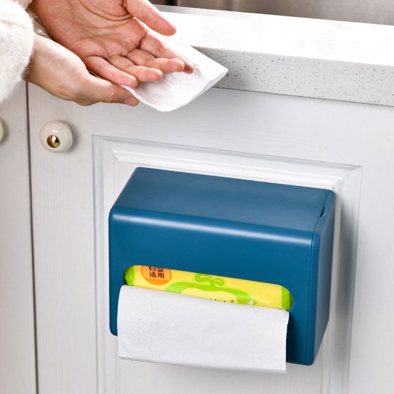 Wall Mounted Tissue Box Toilet Paper Holder