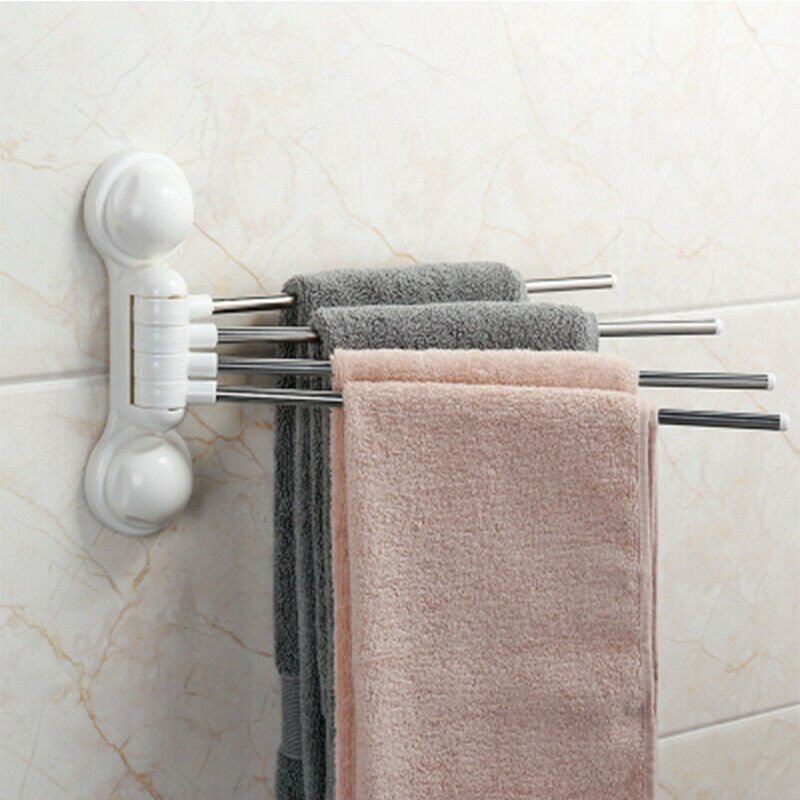 Bathroom Free Punching Towel Rack Kitchen Seamless Suction Cup