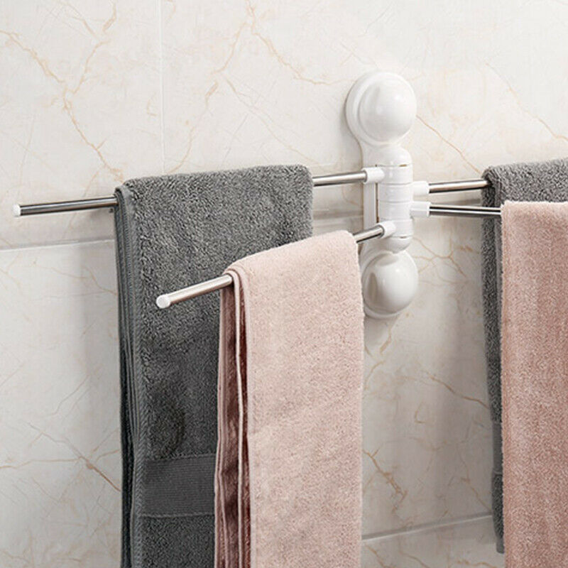 Bathroom Free Punching Towel Rack Kitchen Seamless Suction Cup