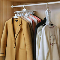 Multi-functional Foldable Hanger Storage Rack Hanging Drying Clothes Support