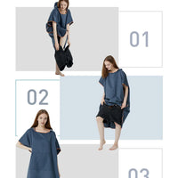 Surf Poncho Towel Poncho Quick-Dry Towel Hoodie Microfiber Beach Robe Changing Poncho Swim Towel Beach Poncho For Adults (A4)