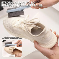 Double-sided Rubber Shoe Brush Soft Bristles Clothes Shoe Brushes Care Specialized Brush Waterproof Dirt Removal Cleaning Tool